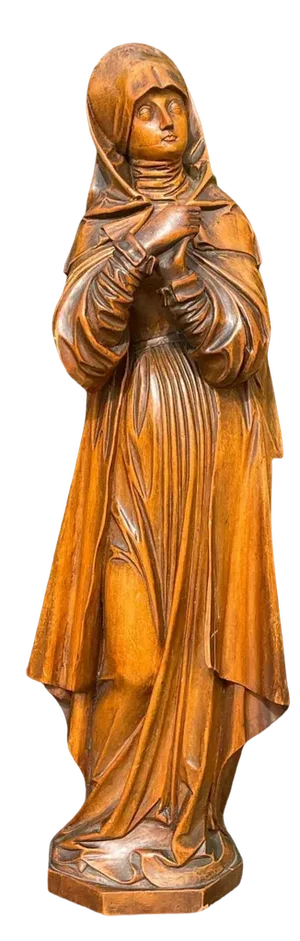 Virgin of Nuremberg in Carved Boxwood
