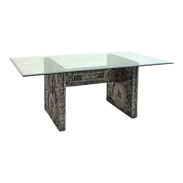 Adrian Pearsall Cast Goopy Sculptured Brutalist Dining Table, 1960's For Sale