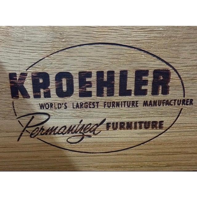 Mid-Century Modern Kroehler Black Bachelor Chests - Set of 2 For Sale - Image 11 of 11
