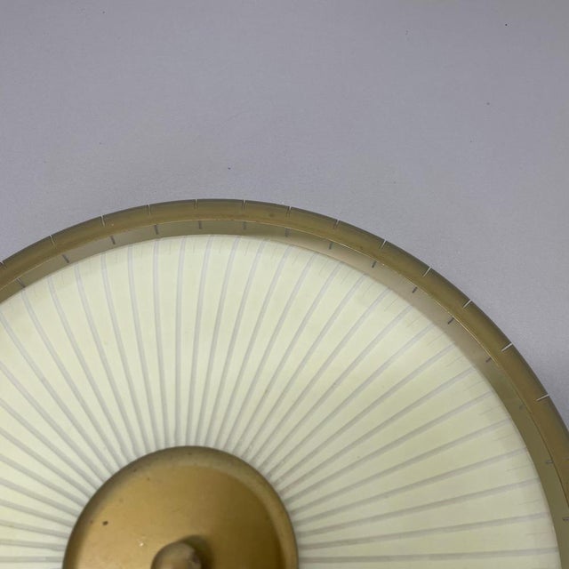 Metal Round Metal Wall Light by Gio Ponti, 1950s For Sale - Image 7 of 18