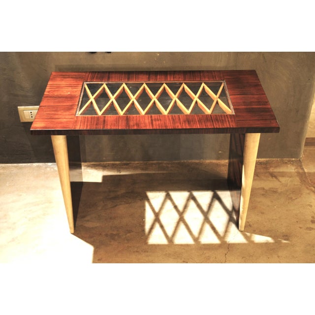 Vintage Italian Coffee Table in the Style of Guglielmo Ulrich For Sale - Image 6 of 6