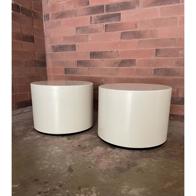 Here’s a pair of side tables or a coffee table set that could have stepped straight out of a late-’70s design magazine....
