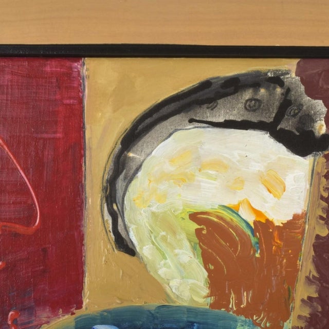 Contemporary Luis Barreto Venezuelan Abstract Acrylic Painting, Signed & Dated 1999 For Sale - Image 3 of 6