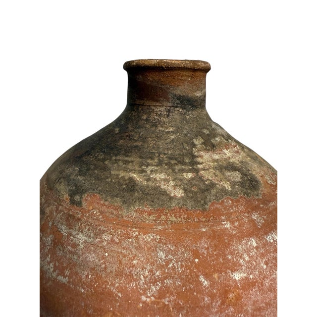 Glazed Olive Oil Amphora Jugs- A Pair For Sale In Chicago - Image 6 of 6