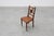 Art Deco Oak Side Chair with Carved Rosette Back and Turned Front Legs, 1890s For Sale - Image 14 of 16