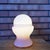 Space Age Accent Table Lamp in Pink Opaline Glass, 1960s For Sale - Image 6 of 13
