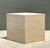 Vintage Italian Travertine Diamond Dining Table Pedestal For Sale - Image 4 of 16