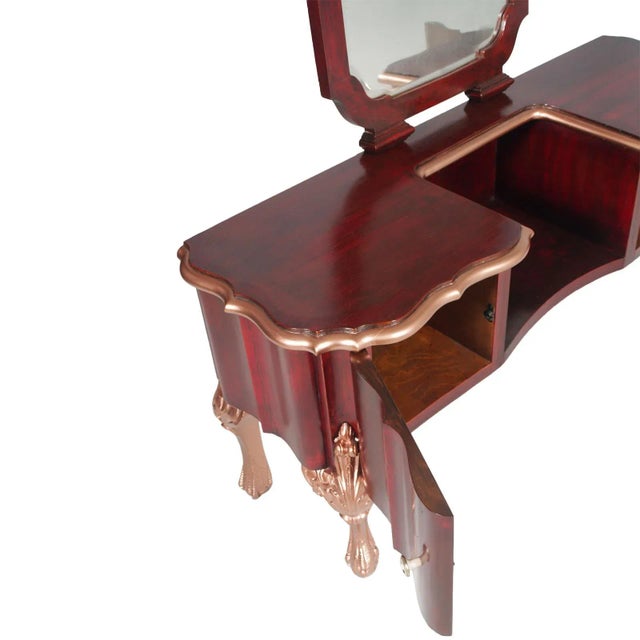 Antique Baroque Style Italian Dressing Table For Sale - Image 6 of 13