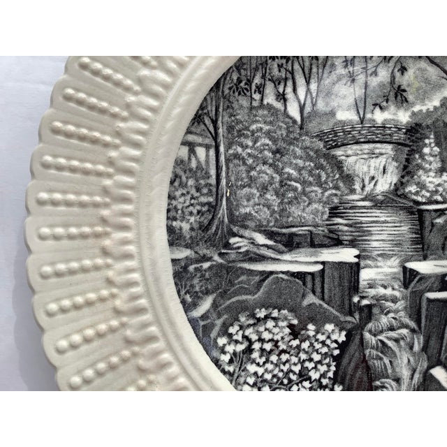 Ceramic Set of 3 Mid 20th Century English Fine China Plates For Sale - Image 7 of 12