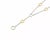 Tiffany and Co. Tiffany & Co. Lariat Necklace Italy 925 Sterling 18k YGold Circle Station For Sale - Image 4 of 5