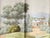 Chinese 36" * H108" *5ps, European Retro Manor Hand-Painted Pastoral Landscape Wallpaper For Sale - Image 3 of 6