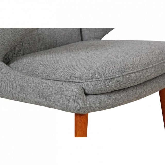 Papa Bear Chair in Grey Hallingdal Fabric by Hans Wegner, 1970s For Sale - Image 18 of 18