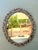 Vintage Carved Wood Oval Mirror For Sale - Image 9 of 12