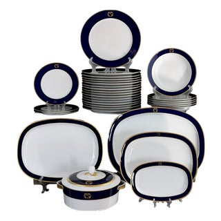 Vintage Swiss Dinner Service, 1970s, Set of 31 For Sale