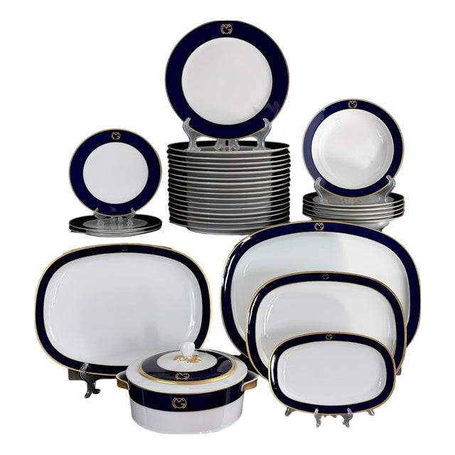 Vintage Swiss Dinner Service, 1970s, Set of 31 For Sale