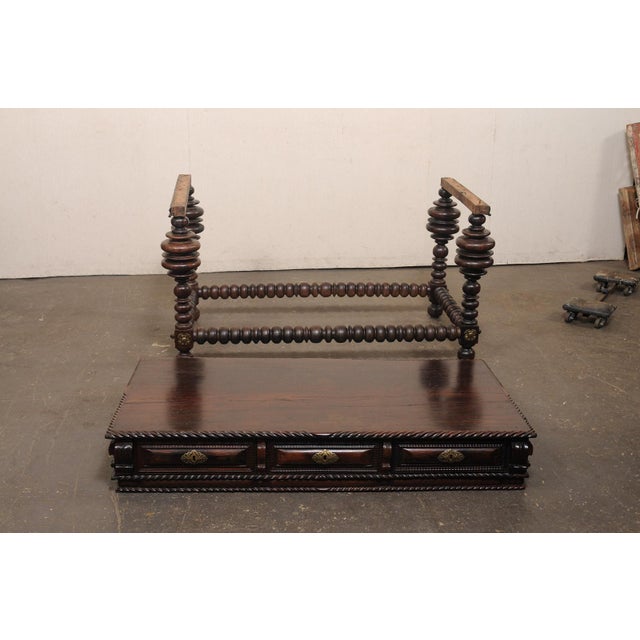 18th C. Portuguese Rosewood Console Table For Sale - Image 13 of 15