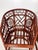 Vintage Brighton Chinese Chippendale Rattan Chairs- Pair For Sale - Image 4 of 5