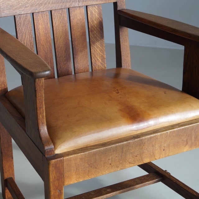 Dutch Art Deco Armchair by Hendrik Wouda for Pander & Sons, 1920s For Sale - Image 15 of 18