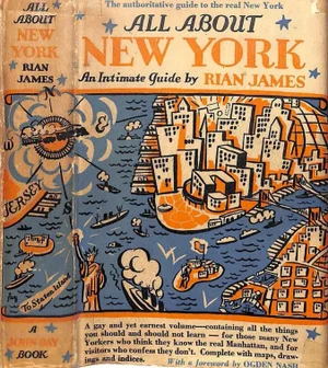 "All About New York an Intimate Guide" Book 1931 James, Rian