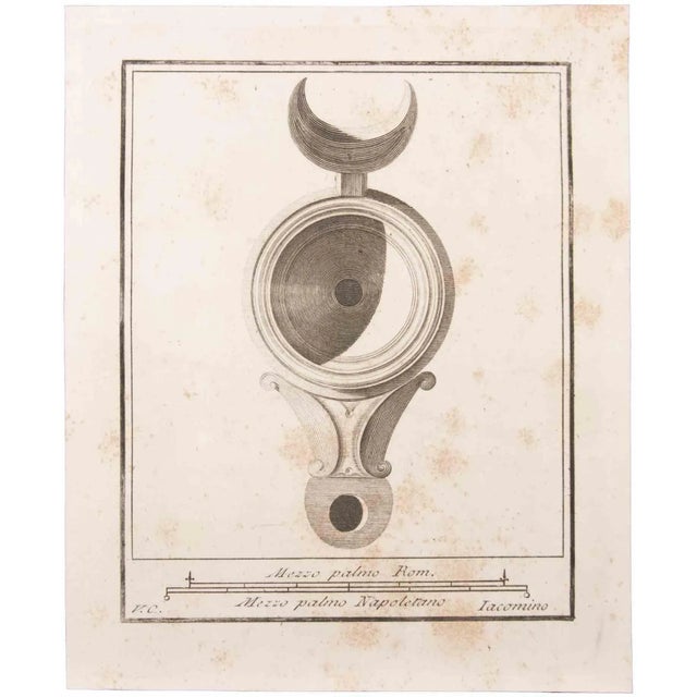 Oil lamp is an etching realized by marcantonio iacomino (1730-1806). The etching belongs to the print suite “antiquities...