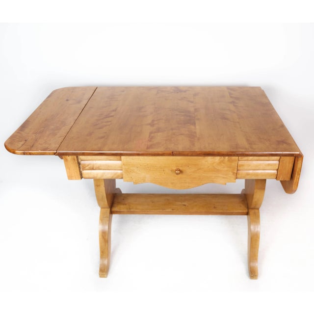Birchwood Dining Table with Extensions, 1840s For Sale - Image 10 of 14