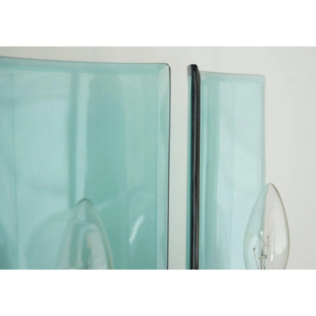 1960s Vintage Set of Three Italian Sconces Designed by Cristal Arte, C. 1960's For Sale - Image 5 of 6
