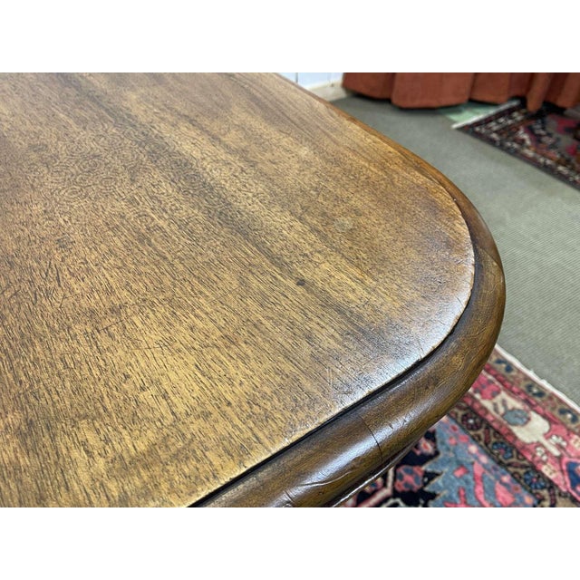 Early 20th Century Henri II Walnut Table with Extensions For Sale - Image 12 of 17