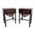 Pair of Portuguese Barley Twist Nightstands, 1940s For Sale