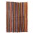 Turkish Striped Decorative Kilim Rug - 4`2" X 4`11" For Sale
