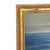 Blue Emilio Salvi Signed Oil on Board “Capri” Seascape Painting in Gilt Frame For Sale - Image 8 of 13