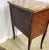 Antique French Louis XV Style Marquetry Side Table Commode Marble Top For Sale - Image 12 of 12