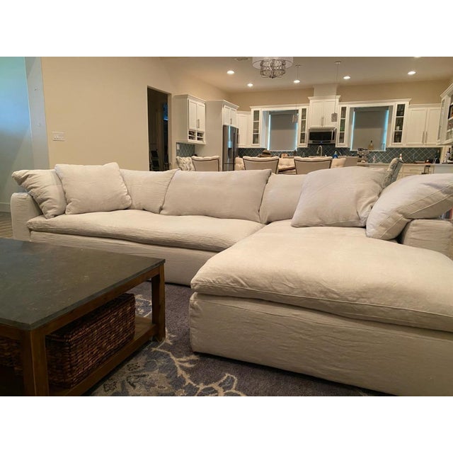 Restoration Hardware Cloud Collection Sectional Chairish