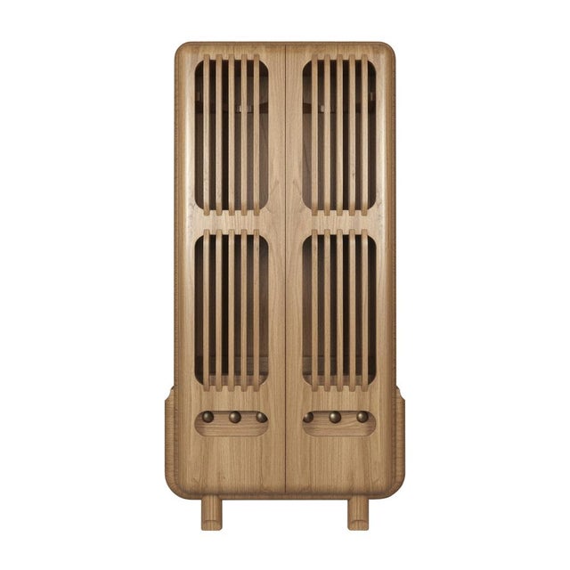 Brown Kennedy Golf Locker by Wood Tailors Club For Sale - Image 8 of 15