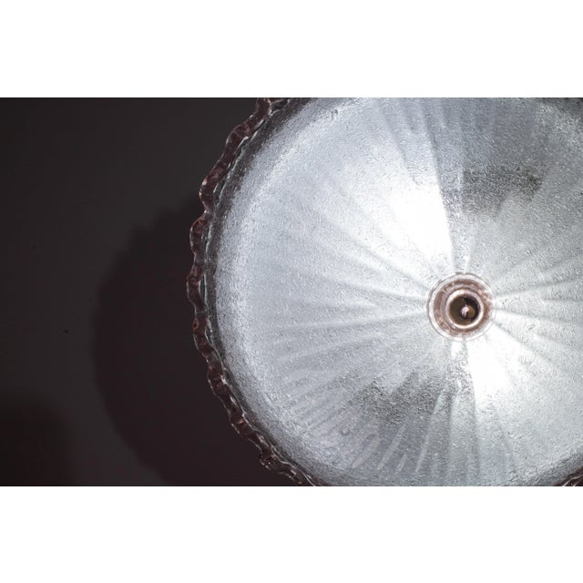 Italian Pink Murano Glass Ceiling Fixture, Murano, 1960 For Sale - Image 11 of 11