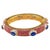 Bochic "Capri" Natural Ruby, Sapphire & Diamond Bangle Set In 18K Gold & Silver For Sale - Image 15 of 18