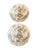 Striking pair of vintage Adams India Parrot Gray dinner plates crafted in Real English Ironstone. The distinctive...