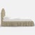 Stoffer Home x Cloth & Company Thelma Ruffle Platform Bed in Geogian Vine Dijon, California King For Sale In Chicago - Image 6 of 7