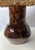 Mid-Century Modern Ceramic Table Lamp with Wicker Cap, 1960s For Sale - Image 4 of 7