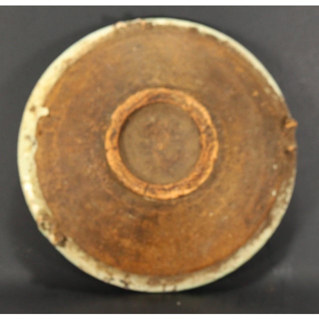 19th / 20th C Glazed Earthenware Bowl With Bull, Cuzco Pottery School 1 For Sale - Image 9 of 15