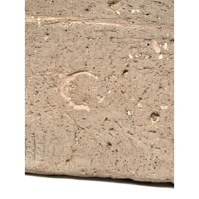 Early 20th Century Hand built Cubist Terracotta Musician Sculpture Monogrammed C For Sale - Image 12 of 14