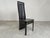 Italian Modern Lacquered Wood and Leather Dining Chairs, 1980, Set of 8 For Sale - Image 10 of 12