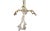 Arthur Court Arthur Court Cast Aluminum Antler Shaped Coat-Hat Rack For Sale - Image 4 of 5