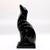 Mid-Century Modern Art Deco Style Patinated Cast Metal Howling Wolf Sculpture For Sale - Image 3 of 12