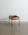 A rare and decorative rectangular swedish mid century planter / flower table in patinated copper and a black lacquered...