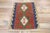 Textile Vintage Persian Shiraz Kilim Rug - 02'01 X 03'00 For Sale - Image 7 of 9