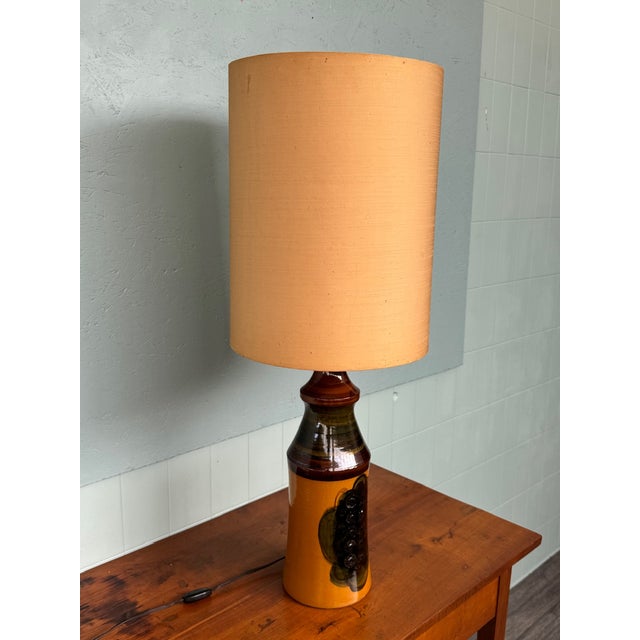 Large Ceramic Table Lamp by Hanne Stentoj, Denmark, 1970s For Sale - Image 14 of 17