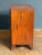 Chestnut English Bow Front Small Chest of Drawers of Flame Mahogany For Sale - Image 8 of 16