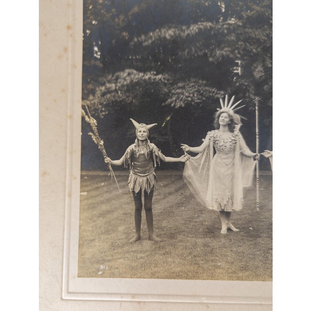 Early 20th Century English Photograph of Girls in Pageant or Play Costumes For Sale In New York - Image 6 of 12
