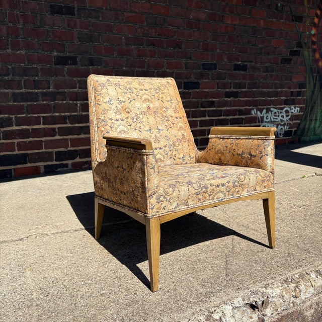 Mid Century Modern Possibly Tommi Parzinger Arm Lounge Chair For Sale - Image 9 of 12