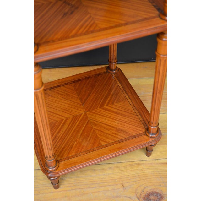 Antique Marble Topped and Satinwood Bedside Tables, 1900, Set of 2 For Sale - Image 14 of 17
